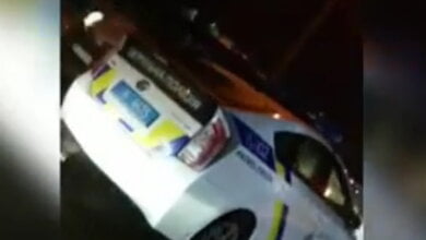 Николаевец в Корабельном районе снял на видео машину с патрульными полицейскими, нарушающими ПДД | Корабелов.ИНФО