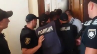 Стычки между полицией и активистами-противниками поднятия цены на проезд произошли в Николаевском горсовете | Корабелов.ИНФО