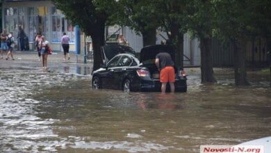 После мощного ливня в Николаеве затопило часть улиц | Корабелов.ИНФО image 8