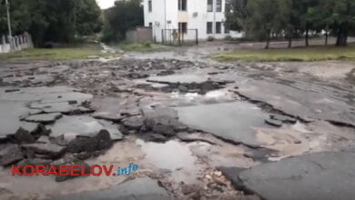 Последствия урагана в Корабельном районе: асфальт сошел вместе с ливнем, пропал свет, пляж пострадал от "водопада"... | Корабелов.ИНФО image 10