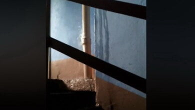 "Просто достало!" - дырявые ливневки стали причиной потопа в подъезде дома, который обслуживается в КП "ДЕЗ "Корабел" (Видео) | Корабелов.ИНФО