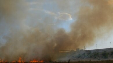 После того, как Сенкевич поручил Цуканову заняться Октябрьским водохранилищем, его территория загорелась | Корабелов.ИНФО