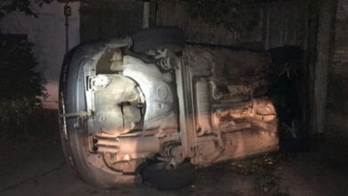 Ночью в Николаеве таксисты перевернули «Ауди» обидчика их коллеги | Корабелов.ИНФО image 2