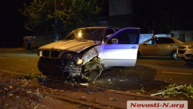 В Николаеве пьяный водитель на «БМВ» протаранил «Хюндай» | Корабелов.ИНФО image 1