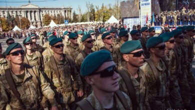 Ко Дню защитника силовики Николаева прошлись торжественным маршем по Соборной площади | Корабелов.ИНФО
