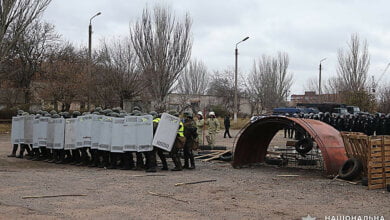 В Николаеве спецназ полиции провел учения на случай массовых беспорядков | Корабелов.ИНФО image 8