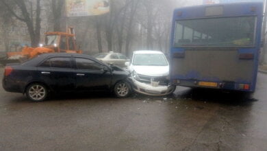 Столкнулись автобус, ехавший в Корабельный район, и две «легковушки»: есть пострадавший | Корабелов.ИНФО image 4