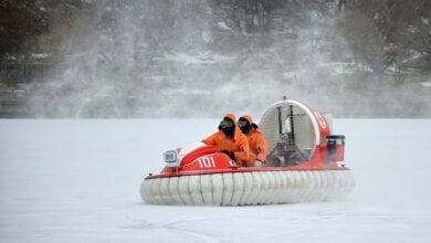 За безопасностью на зимней реке в Корабельном районе будут наблюдать с шести баз-стоянок маломерных судов | Корабелов.ИНФО