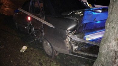 В Николаеве ночью «ВАЗ» протаранил «Мицубиси» с пьяным водителем (видео) | Корабелов.ИНФО image 2