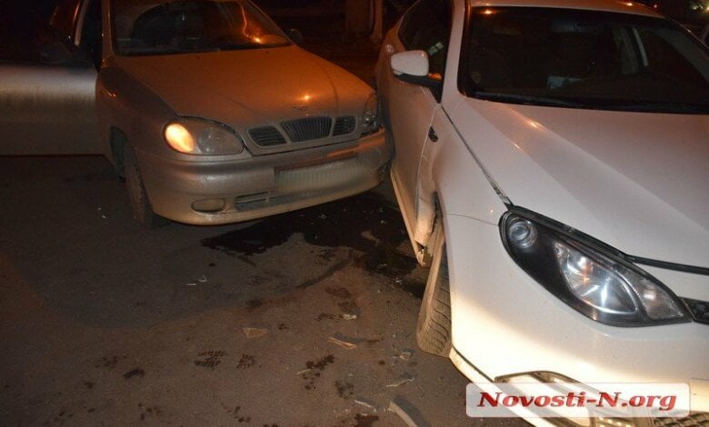 В Николаеве на перекрестке столкнулись автомобили MG и Daewoo — пострадала девушка | Корабелов.ИНФО