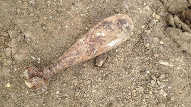 Во время проведения земляных работ в Витовском районе нашли минометную мину | Корабелов.ИНФО