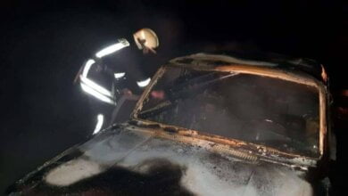 Пожарные в Витовском районе тушили загоревшийся на ходу автомобиль | Корабелов.ИНФО