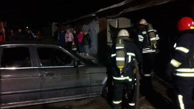 В гаражах Корабельного района горел «BMW» | Корабелов.ИНФО