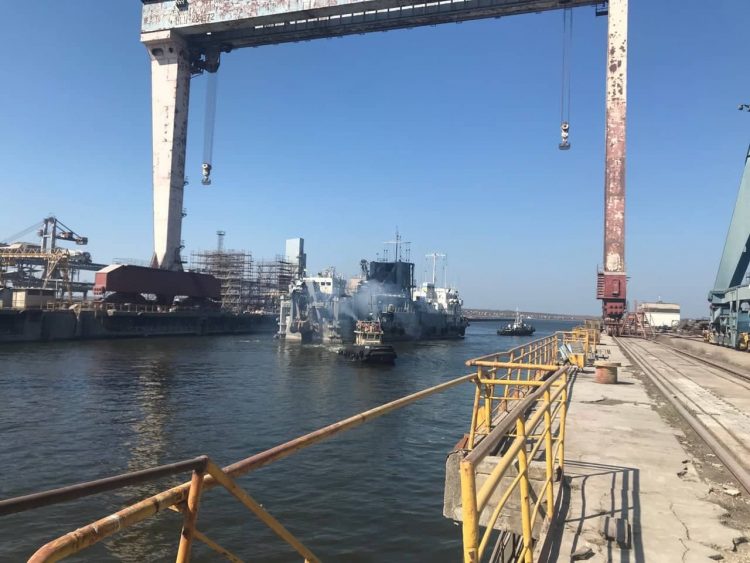 Завод"Океан": заход судна на ремонт