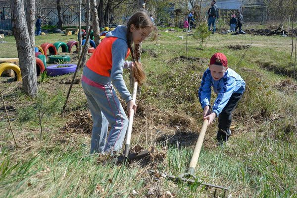 работы в парке "Богоявленский"