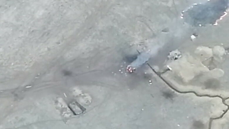 Опубликовано видео, как украинские военные уничтожили грузовик оккупантов, подвозивший боеприпасы | Корабелов.ИНФО