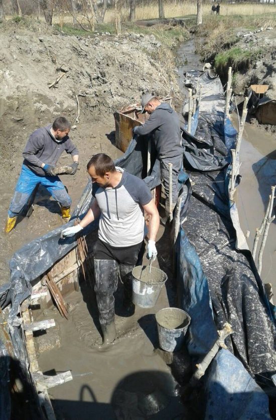 работы на роднике