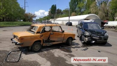В Николаеве «Хюндай» протаранил «Жигули» | Корабелов.ИНФО