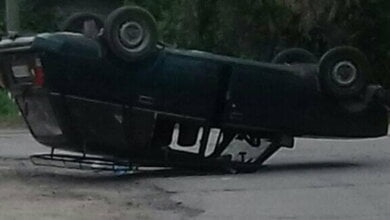 ДТП с пострадавшим: возле НГЗ автомобиль перевернулся на крышу | Корабелов.ИНФО image 1