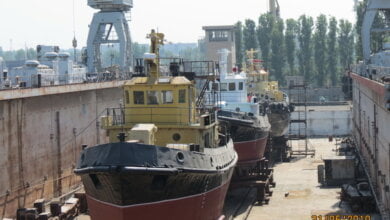 Судостроительный завод «Океан» спустил на воду три отремонтированных буксира (ВИДЕО) | Корабелов.ИНФО image 3