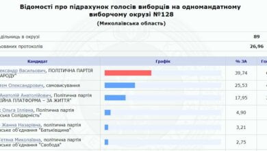 По 128 избирательному округу обработано 25% бюллетеней: лидирует кандидат в нардепы Гайду | Корабелов.ИНФО