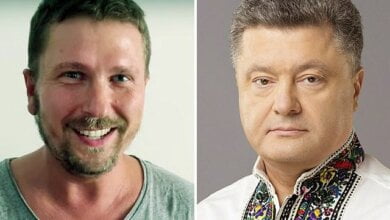 Анатолий Шарий и Петр Порошенко