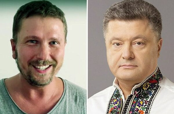 Анатолий Шарий и Петр Порошенко