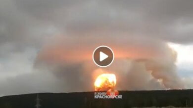 Взрыв на российском военном складе сравнили с взрывом атомной бомбы (видео) | Корабелов.ИНФО