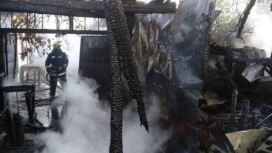 За последние дни спасатели дважды тушили пожары в Витовском районе | Корабелов.ИНФО