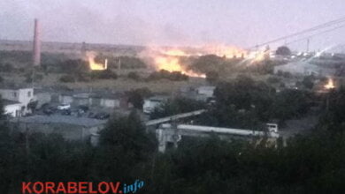 Дети на велосипедах устроили пожар в Корабельном районе (Видео) | Корабелов.ИНФО