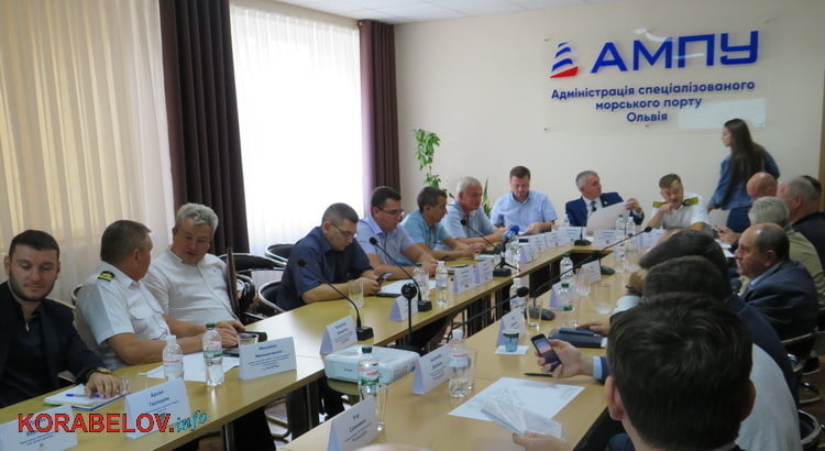 заседание рабочей группы в порту "Ольвия"