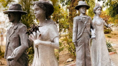 В Николаеве появилась новая скульптура «Жених и невеста» | Корабелов.ИНФО