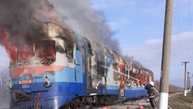 На Николаевщине на ходу загорелся поезд | Корабелов.ИНФО