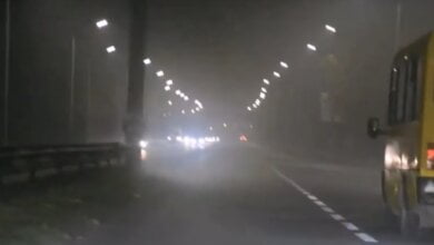 11 ноября Корабельный район окутал сильный туман (видео) | Корабелов.ИНФО