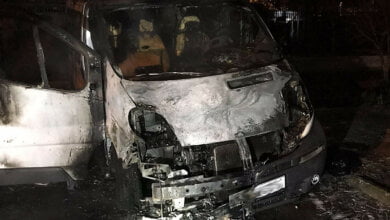 Ночью в Корабельном районе сгорел «Opel Vivaro» | Корабелов.ИНФО