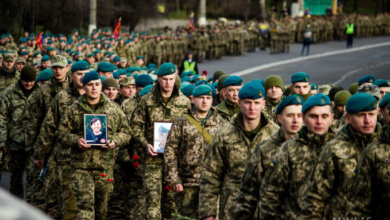 В Николаеве прошло торжественное шествие воинов, прибывших с Донбасса | Корабелов.ИНФО