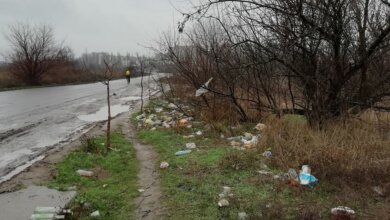Жители Корабельного района возмущены едущими в порт "Ника-Тера" водителями фур, которые завалили обочины мусором | Корабелов.ИНФО