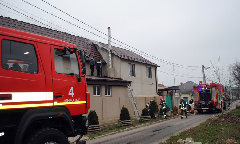 Николаевские спасатели не дали сгореть молитвенному дому евангелистов | Корабелов.ИНФО