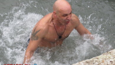 На роднике в парке "Богоявленский"