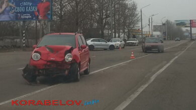 Не выдержал дистанцию: в Корабельном районе столкнулись два легковых автомобиля | Корабелов.ИНФО