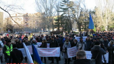 митинг в поддержку "Океана"