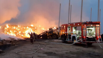 Спасатели всю ночь тушили масштабный пожар в Витовском районе (видео) | Корабелов.ИНФО