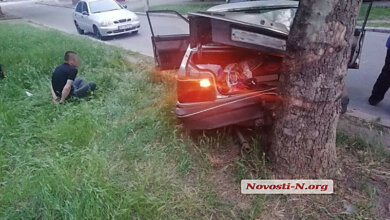 В Николаеве вор, убегая на «Мазде» от погони, врезался в дерево | Корабелов.ИНФО