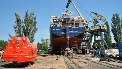 За більш технологічним варіантом: завод "Океан" проводить модернізацію суховантажного судна | Корабелов.ИНФО