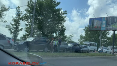 На Широкобальском перегоне столкнулись сразу 5 авто: пострадала женщина (видео) | Корабелов.ИНФО image 2