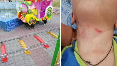 Ребенок травмировался возле ТЦ в Корабельном - владельцы "посмеялись в глаза" маме малыша | Корабелов.ИНФО image 3