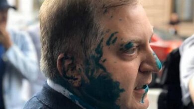 Николаевского нардепа Волошина, заявлявшего об отсутствии в Украине суверенитета, облили зеленкой (Видео) | Корабелов.ИНФО