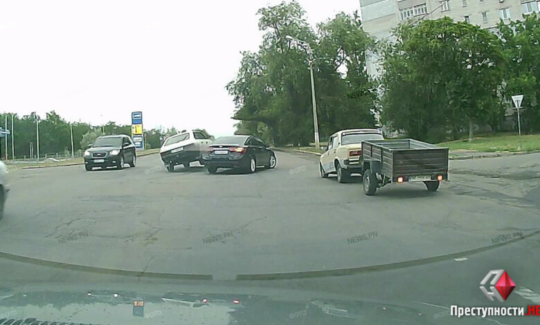 Появилось видео ДТП, в которое попал начальник полиции Николаевской области | Корабелов.ИНФО