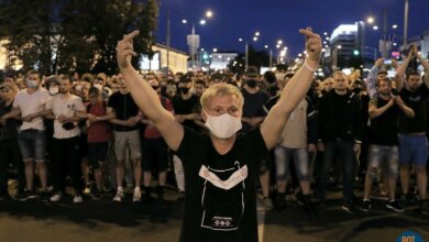 Баррикады и столкновения. Вторая ночь протестов в Беларуси (ФОТО, ВИДЕО) | Корабелов.ИНФО image 6