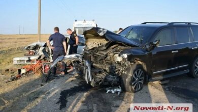 Видео с регистратора лобового столкновения «Ленд Крузера» и «Ланоса» под Николаевом | Корабелов.ИНФО